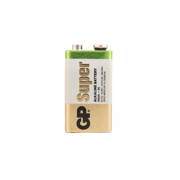 Батарейка крона (6LR61) GP Super (10 блистеров по 1 штуке в упаковке)