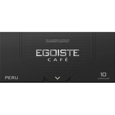 Кофе в капсулах для кофемашин Egoiste Peru (10 штук в упаковке)