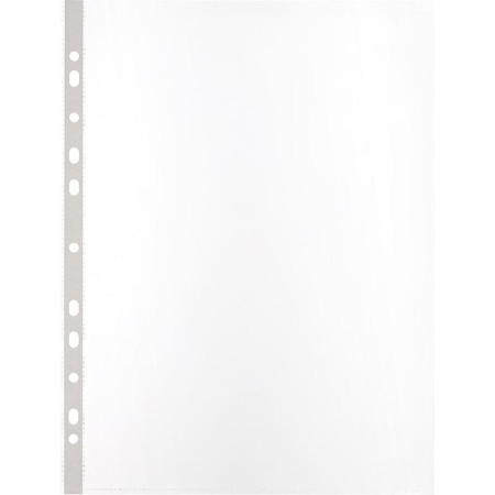 Файл-вкладыш A4 60 мкм прозрачный гладкий 100 штук в упаковке