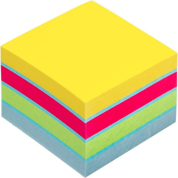 Стикеры Post-it 51х51 мм 5 цветов неоновые 400 листов