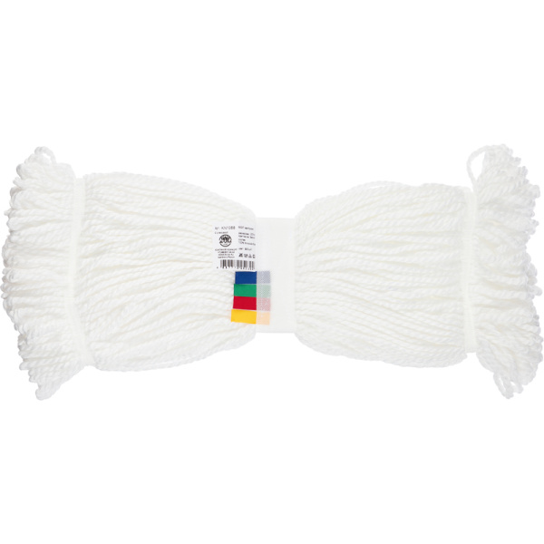 Насадка МОП для верёвочной швабры A-VM микрофибра 35x30 см (код HACCP:  синий, красный, зелёный, жёлтый, белый)