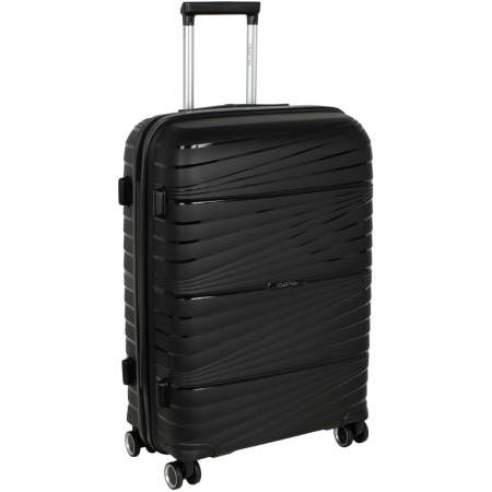 Чемодан Polar 66 литров из пластика черный (РР820) Чемодан Polar 66 литров из пластика черный (РР820)