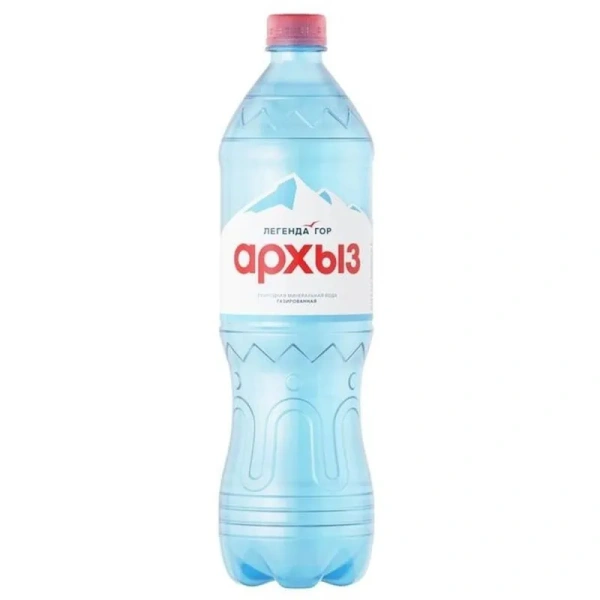 Вода минеральная Легенда гор Архыз столовая газированная 1.5 л