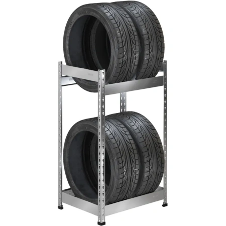 Стеллаж металлический для хранения 4 шин (688х525х1153 мм)