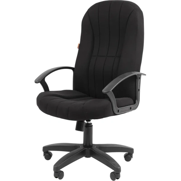 Кресло для руководителя Комус Мебель Easy Chair 685 TC чёрное (ткань,  пластик)