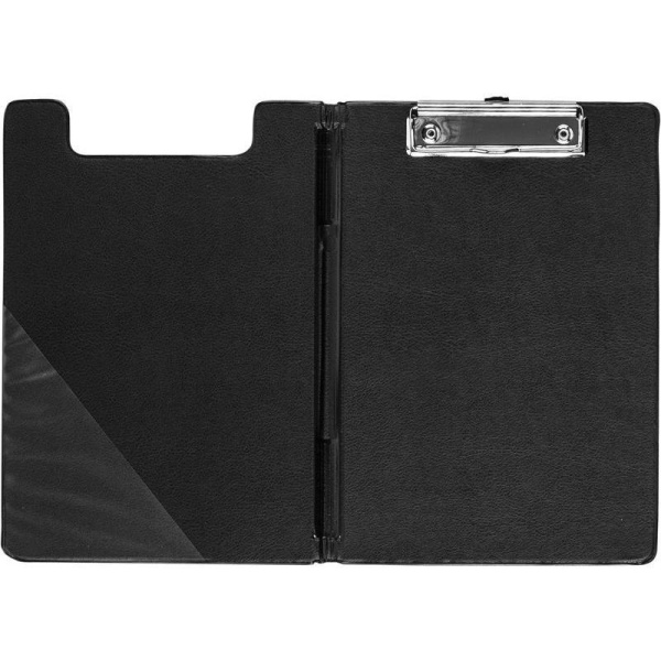 Папка-планшет с крышкой Bantex картонная черная (1.9 мм)