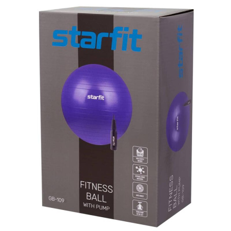 Фитбол STARFIT GB-109 75см фиолетовый