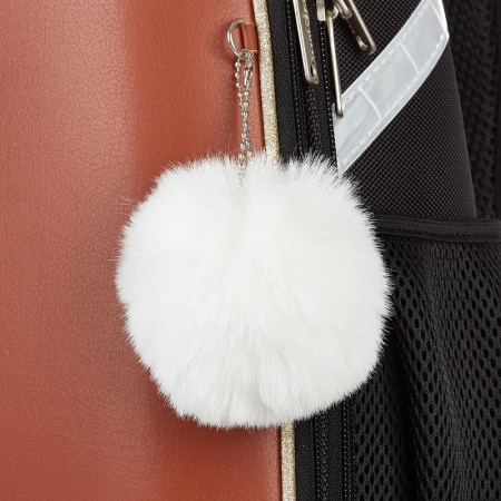 Ранец №1 School анатомический Мордочки Мишка (Экокожа)