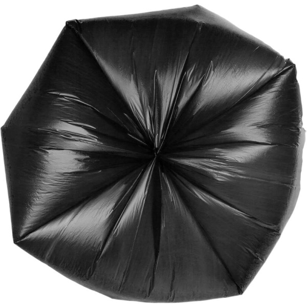 Мешки для мусора на 60 л Элементари черные (ПНД, в рулоне 20 штук, 58х68  см)
