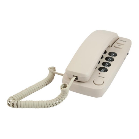Телефон проводной Ritmix RT-100 бежевый
