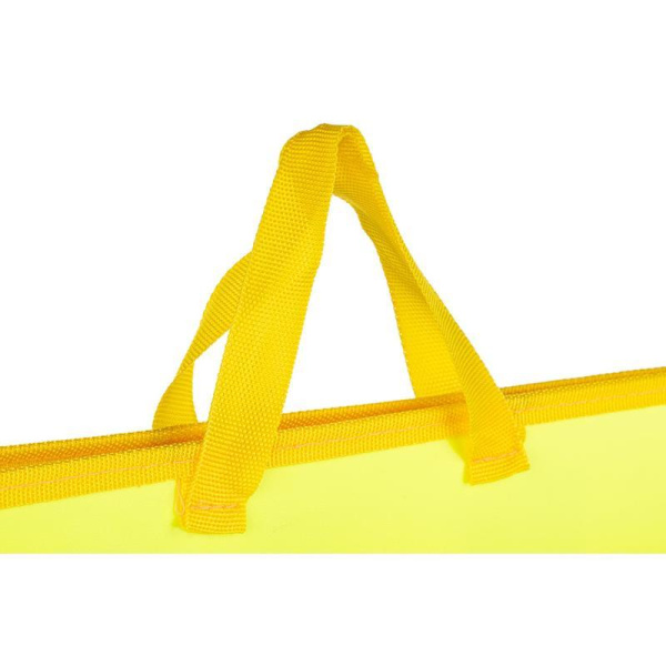 Папка-портфель пластиковая Attache Neon А4+ желтая (340x245 мм, 1  отделение)