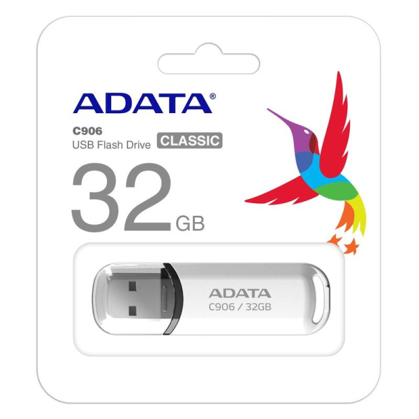 Флеш-память USB 2.0 32 ГБ A-DATA C906 (AC906-32G-RWH)