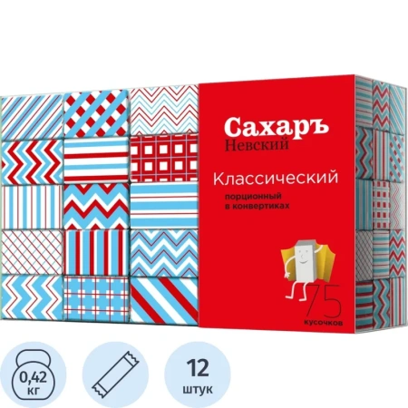 Сахар кусковой Сахаръ Невский 0.42 кг