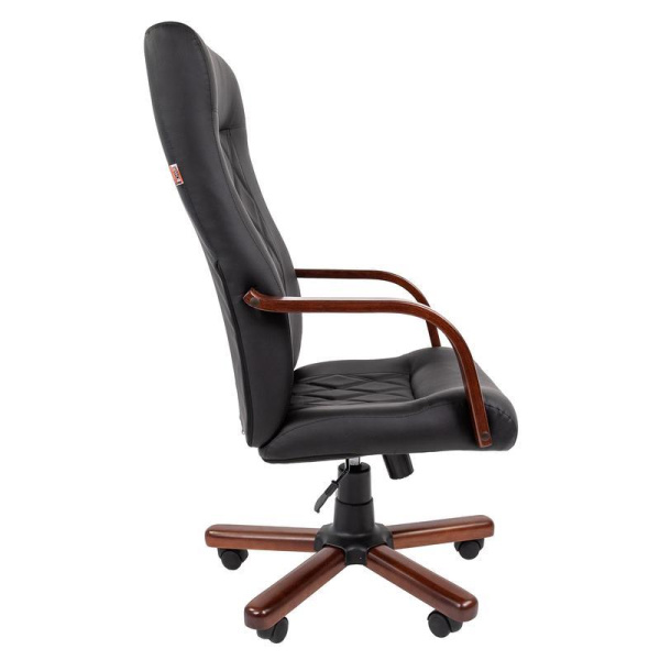 Кресло для руководителя Easy Chair 430 TPU черное (экокожа, металл)