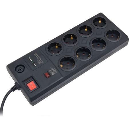 Сетевой фильтр СТАРТ на 8 розеток 1.5 метров