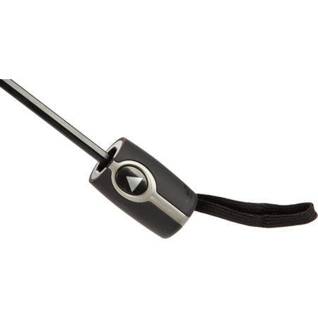 Зонт складной полуавтомат 8 спиц черный