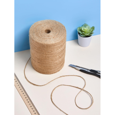 Шпагат джутовый 1680 текс (длина 600 м, 1 кг в бобине)