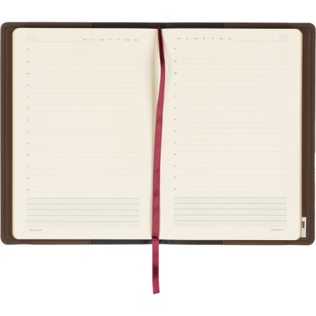 Ежедневник недатированный Bruno Visconti Oxford искусственная кожа А5 136 листов коричневый (162x238 мм) (артикул производителя 3-214/06) Ежедневник недатированный Bruno Visconti Oxford искусственная кожа А5 136 листов коричневый (162x238 мм) (артикул производителя 3-214/06)