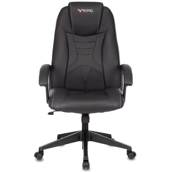 Кресло игровое Zombie Viking-8 черное (искусственная кожа, пластик)
