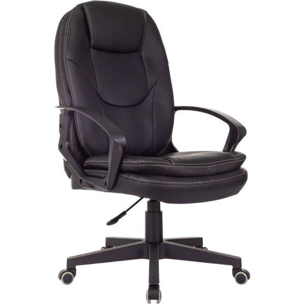 Кресло для руководителя Easy Chair 668LT черное (экокожа, пластик)
