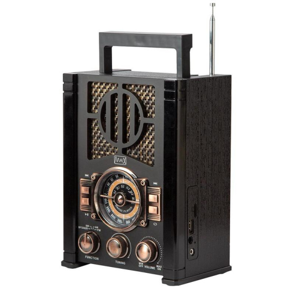 Радиоприемник Max MR-420 черный (30078)