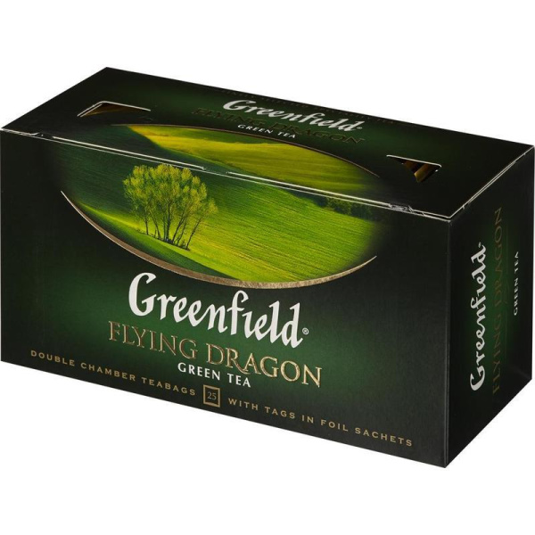 Чай Greenfield Flying Dragon зеленый 25 пакетиков