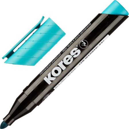 Набор маркеров перманентных Kores 10 цветов (толщина линии 3-5 мм)