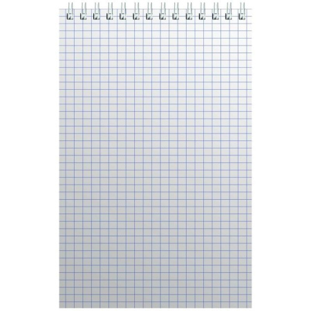 Блокнот Альт Офис A5 60 листов синий в клетку на спирали (127х203 мм) (артикул производителя 61355)