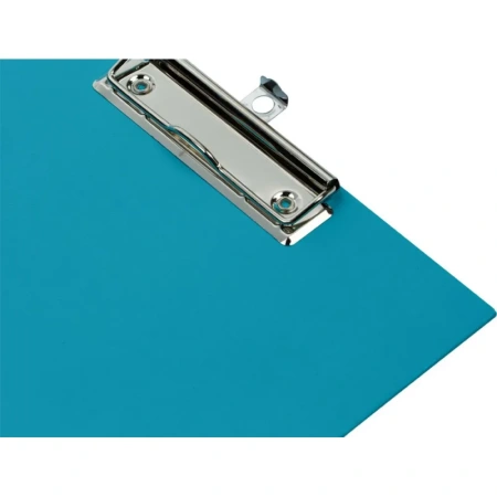 Папка-планшет с зажимом Комус A4 бирюзовая