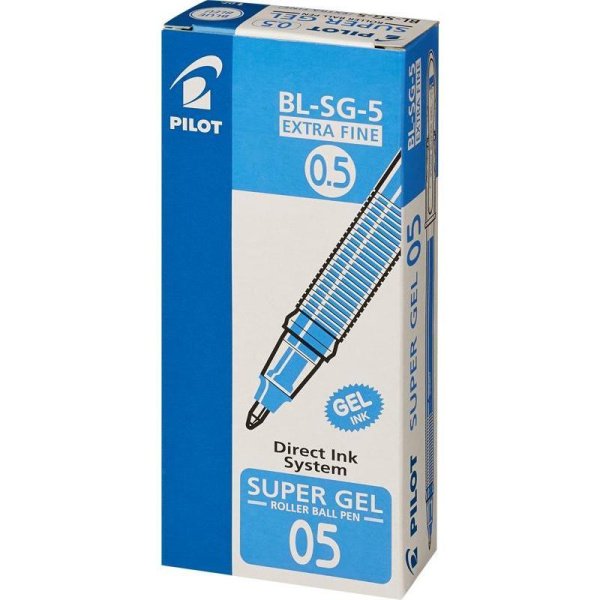 Ручка гелевая Pilot BL-SG5 синяя (толщина линии 0,3 мм)