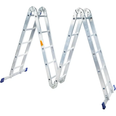 Лестница-трансформер Комус алюминиевая четырехсекционная 4х5 ступени