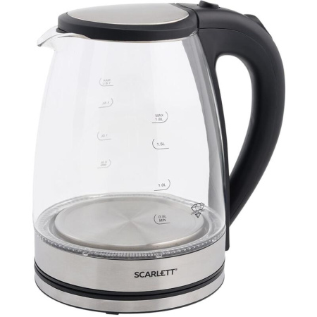 Чайник электрический Scarlett SC-EK27G35 серебристый Чайник электрический Scarlett SC-EK27G35 серебристый