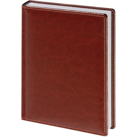 Ежедневник датированный 2022 год Attache Agenda искусственная кожа А5  176 листов коричневый (148х218 мм)