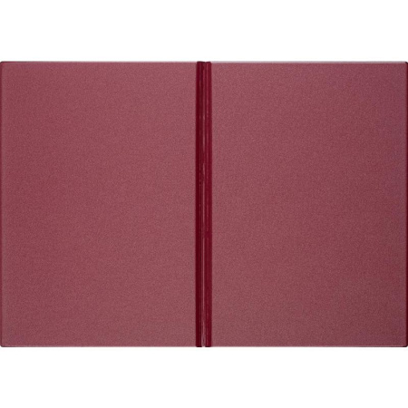 Папка адресная На подпись А4 ПВХ бордовая