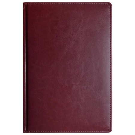 Ежедневник недатированный Attache Agenda искусственная кожа А5 176 листов бордовый (148x218 мм)