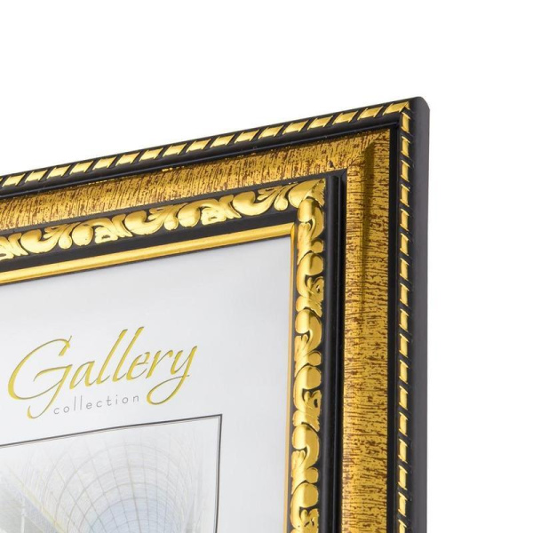 Рамка Gallery Версаль А2 40x60 см пластиковый багет 29 мм золотистая
