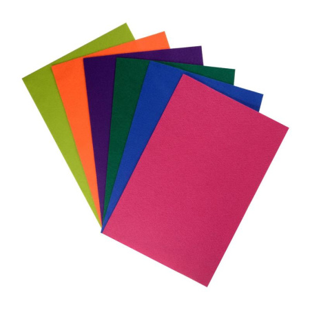 Набор фетра Hobby Time яркие цвета (6 листов)