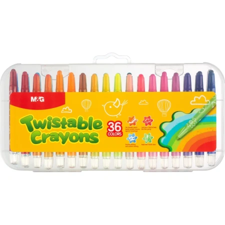 Мелки восковые M&G  круглые 36 цветов