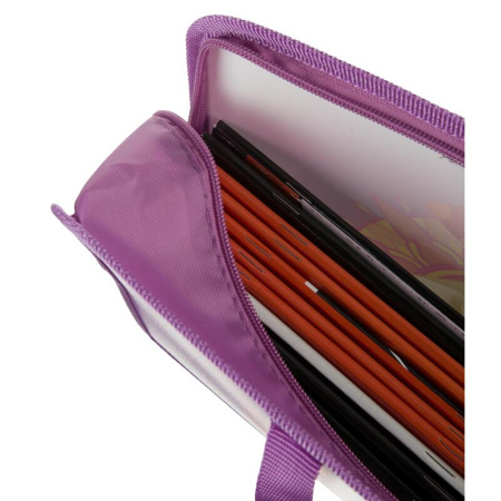 Папка для тетрадей Комус Три богатыря Любава А4