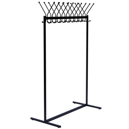Вешалка гардеробная КР-12Л на 20 персон (черная)