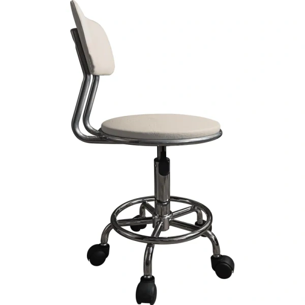 Кресло лабораторное М106-02 слоновая кость (искусственная кожа)