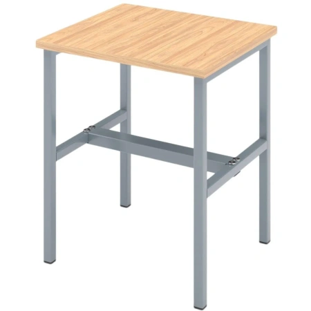 Табурет Комус Мебель Well дуб урбан/серый (ЛДСП, металл)