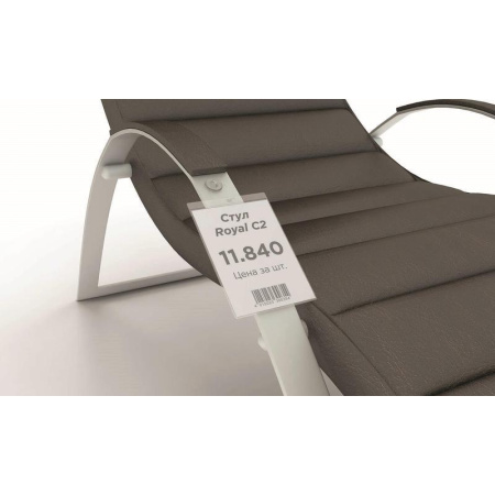 Ценникодержатель карман подвесной мягкий ПВХ А7 (50 штук в упаковке)