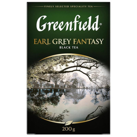 Чай Greenfield Earl Grey Fantasy черный с бергамотом 200 г