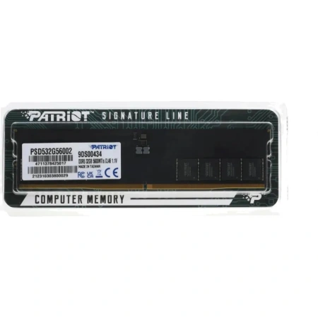 Модуль памяти Patriot Memory PSD532G56002 DDR5 32 ГБ