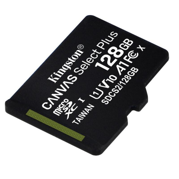 Карта памяти 128 ГБ microSDXC Kingston Canvas Select Plus Class 10 UHS-I (SDCS2/128GBSP)