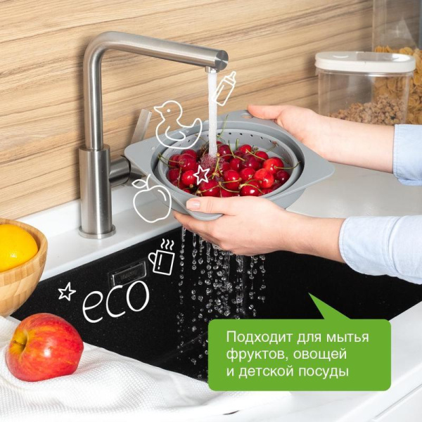 Средство для мытья посуды Synergetic Антибактериальное Лимон 5 л