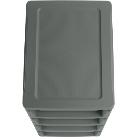 Комод на колесах Econova Luxe (серый, 300х385х690 мм)