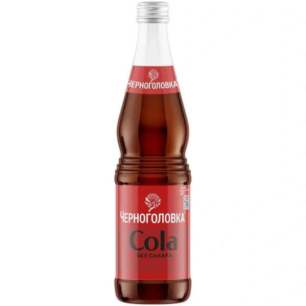 Напиток Черноголовка Cola газированный без сахара 0.5 л