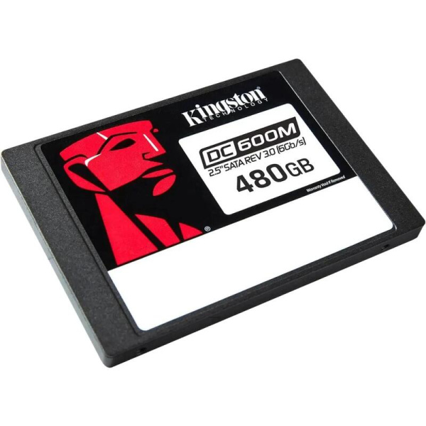 SSD накопитель Kingston DC600M Enterprise 480 ГБ (SEDC600M/480G)